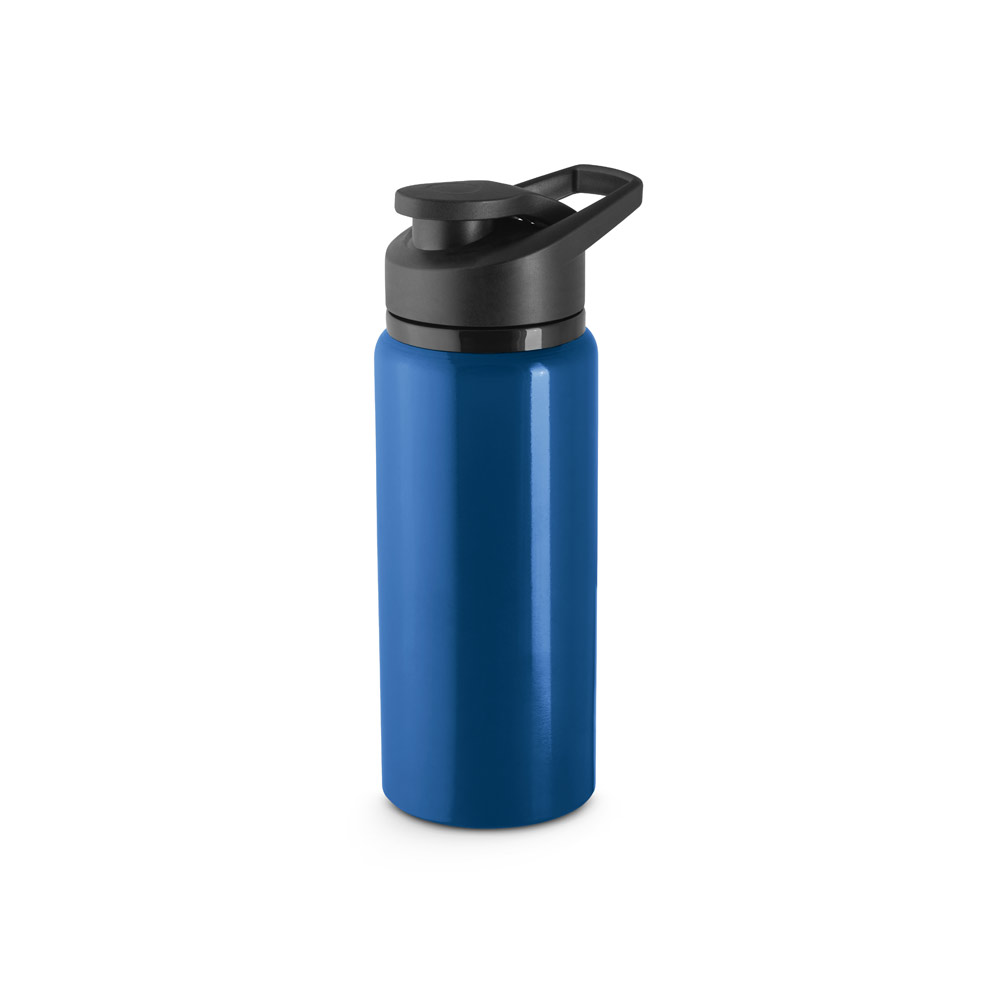 SHAWN. Squeeze esportiva em alumínio 90% reciclado com parede simples (660 mL)
