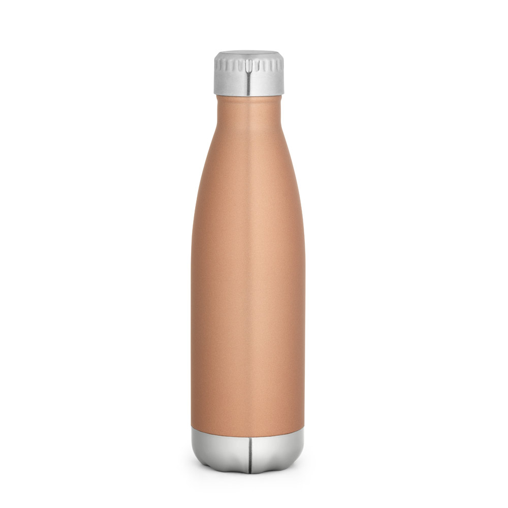 SHOW. Garrafa térmica em aço inox de parede dupla isolada a vácuo (510 mL)
