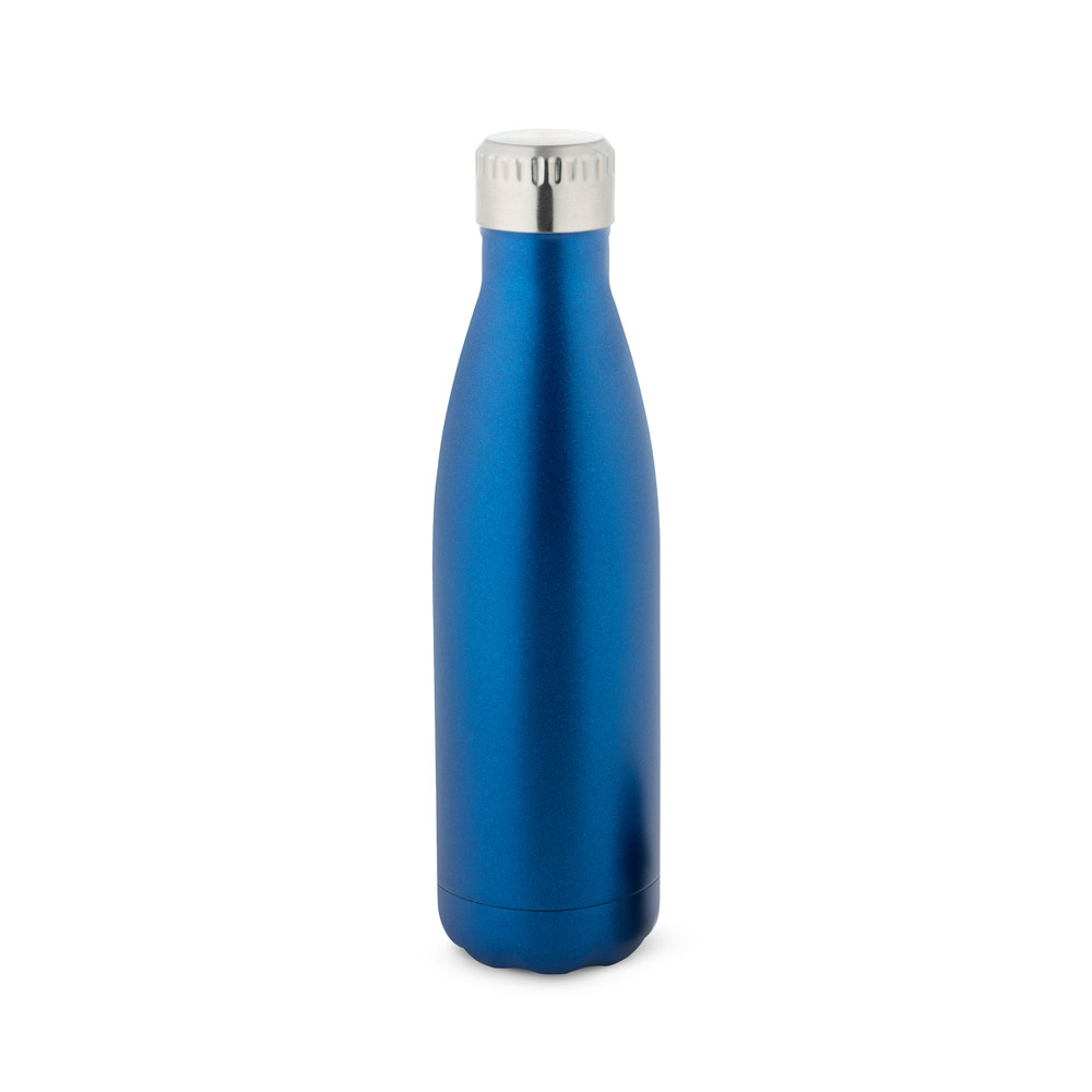 SHOW SATIN. Garrafa térmica em aço inox de parede dupla isolada a vácuo (500 mL)