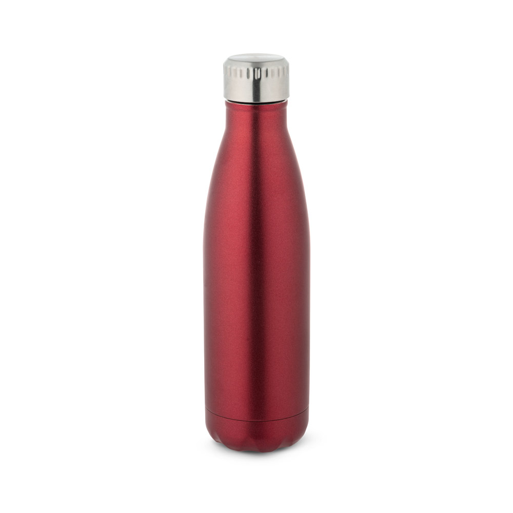 SHOW SATIN. Garrafa térmica em aço inox de parede dupla isolada a vácuo (500 mL)