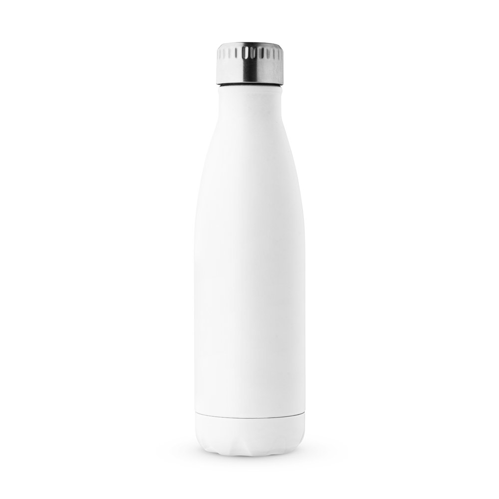 SHOW SATIN. Garrafa térmica em aço inox de parede dupla isolada a vácuo (500 mL)