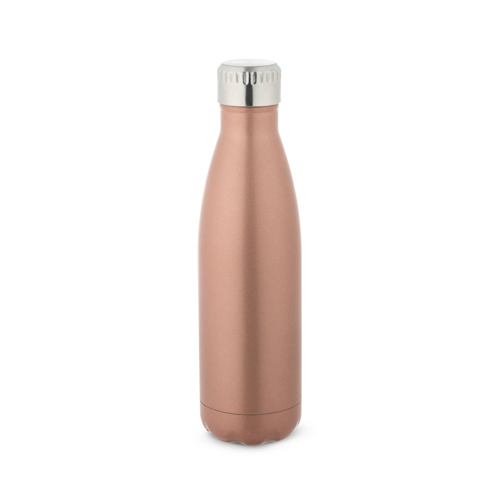 SHOW SATIN. Garrafa térmica em aço inox de parede dupla isolada a vácuo (500 mL)