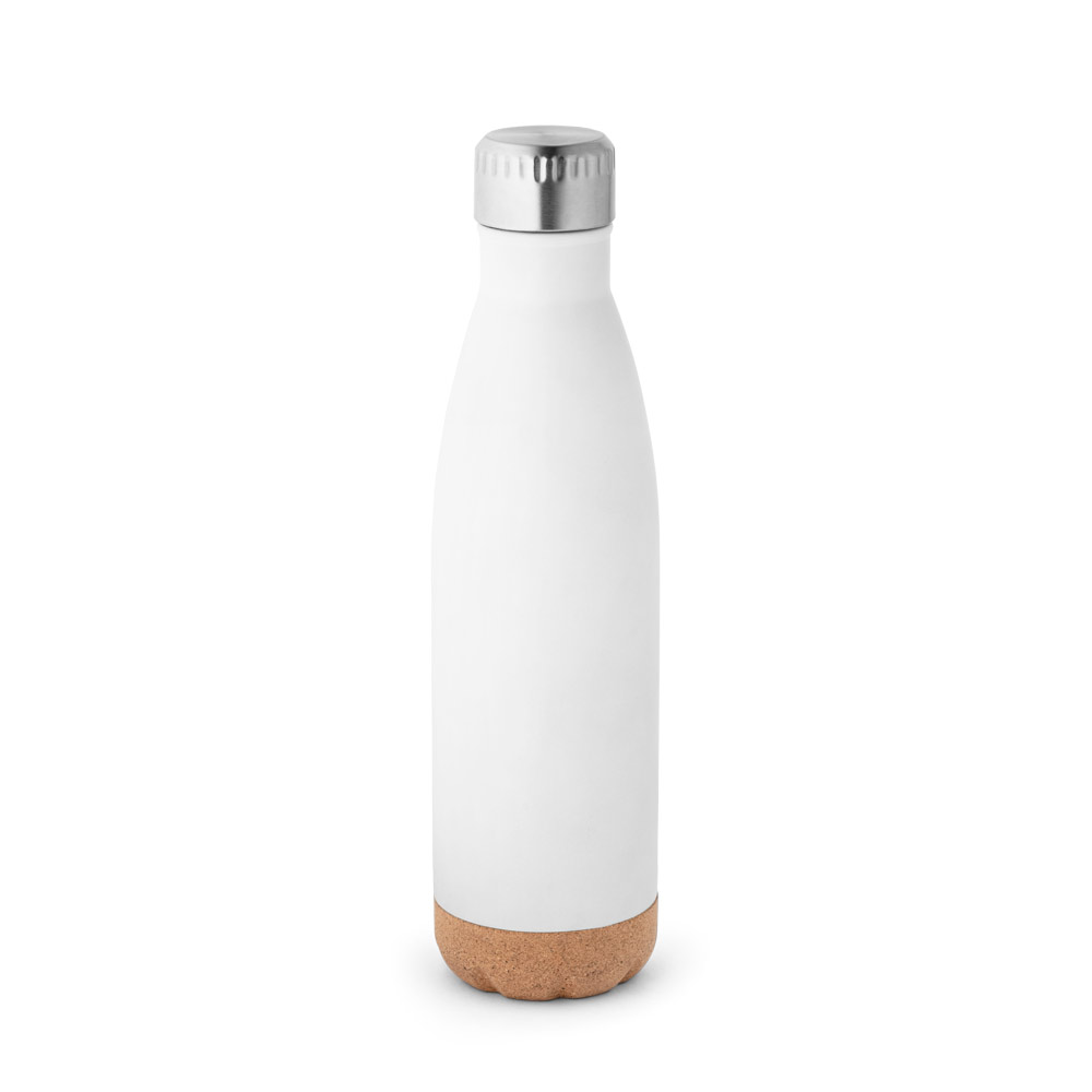 SOLBERG. Garrafa térmica em aço inox de parede dupla isolada a vácuo (560 mL)