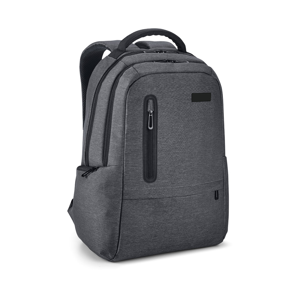 SPACIO. Mochila para notebook (17'') em Nylon 2Tone impermeável com dois compartimentos forrados e almofadados (20 L)