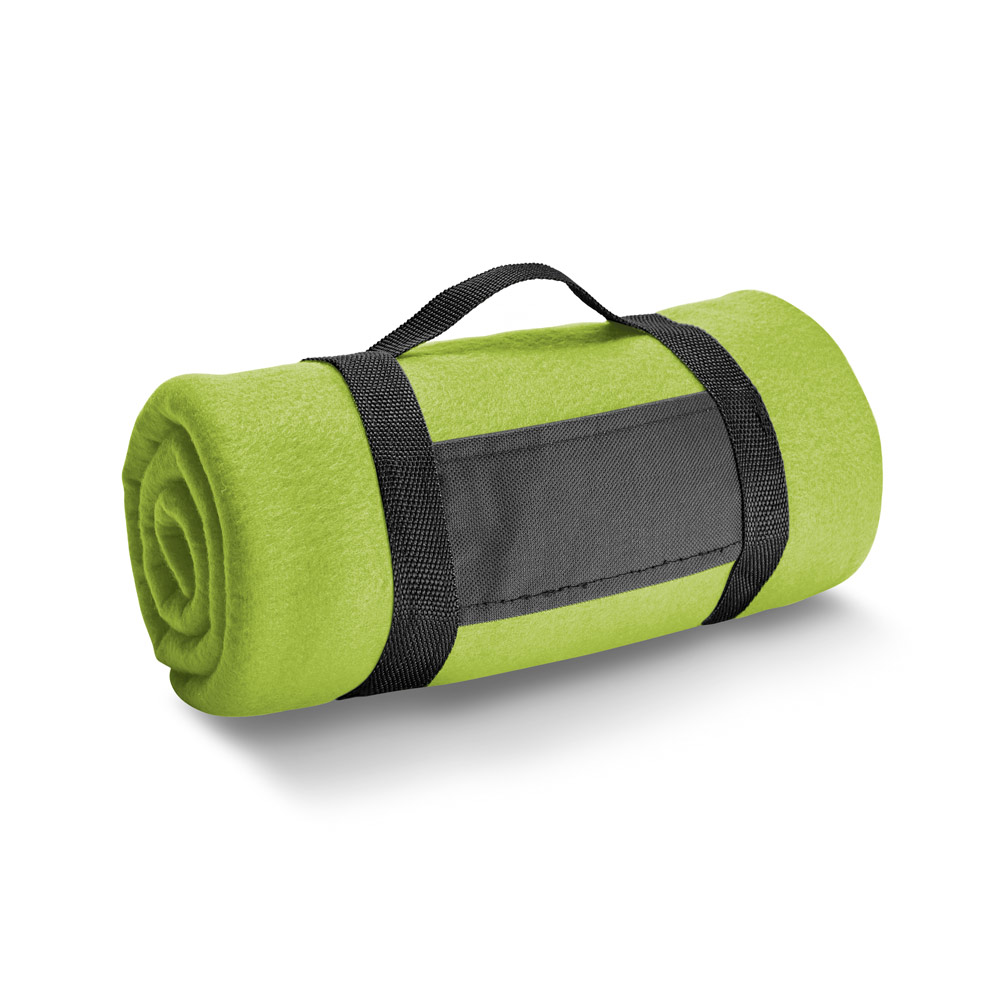THORPE. Manta em tecido polar (180 g/m²) com alça removível