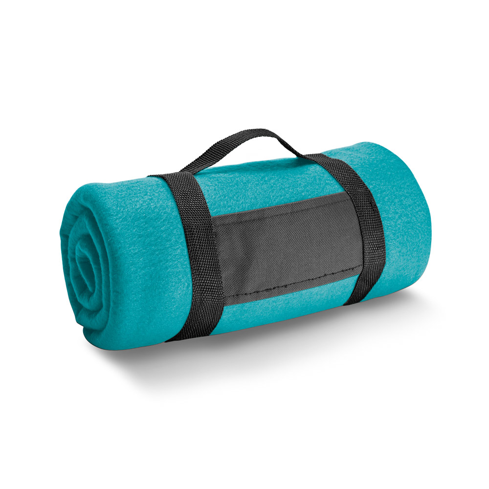 THORPE. Manta em tecido polar (180 g/m²) com alça removível