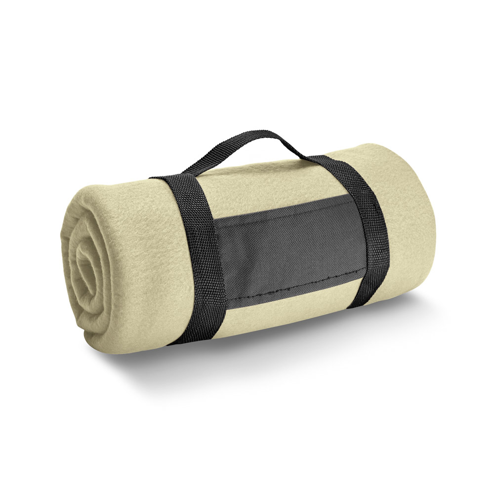 THORPE. Manta em tecido polar (180 g/m²) com alça removível