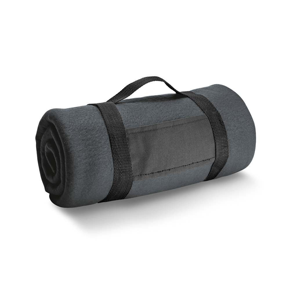 THORPE. Manta em tecido polar (180 g/m²) com alça removível