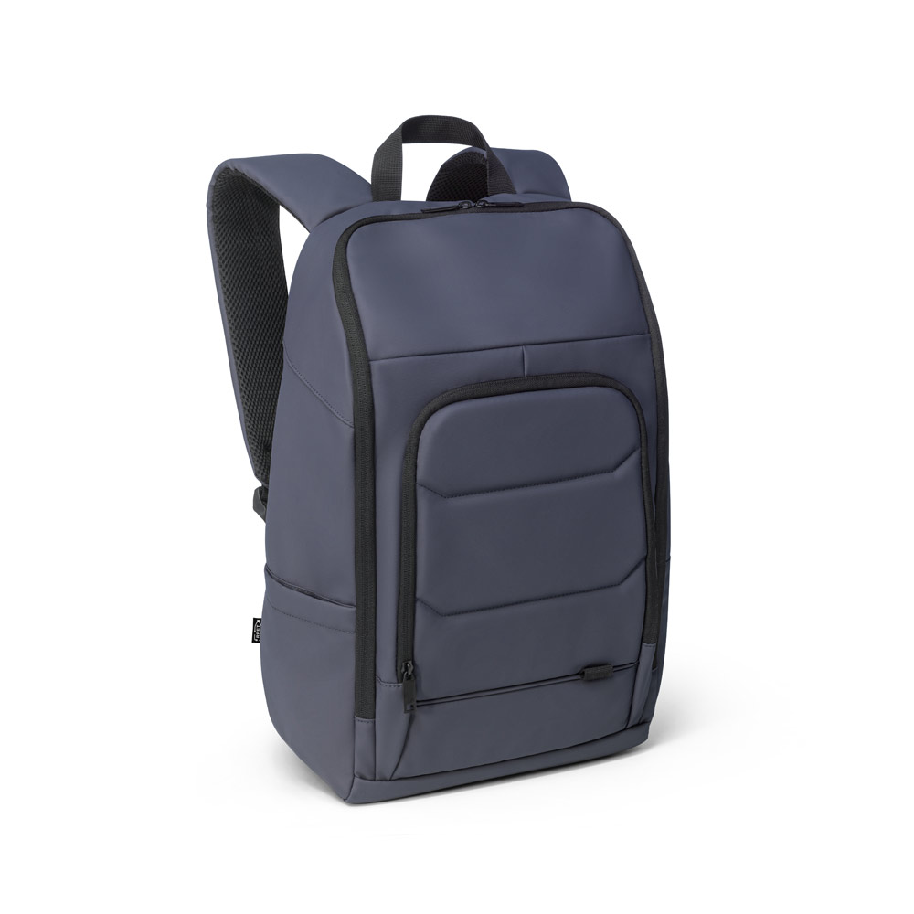 TOULON. Mochila para notebook (16") em poliéster reciclado 600D de alta densidade, com revestimento resistente à água (19 L)