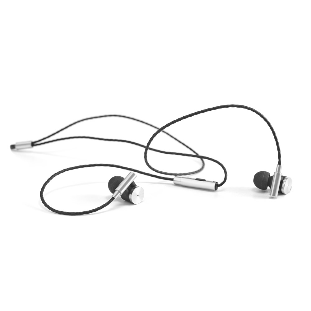 VIBRATION. Fone de ouvido em metal e ABS