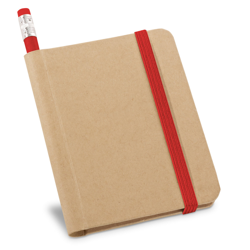 VILAÇA. Caderno A7 de capa rígida em papel com páginas lisas
