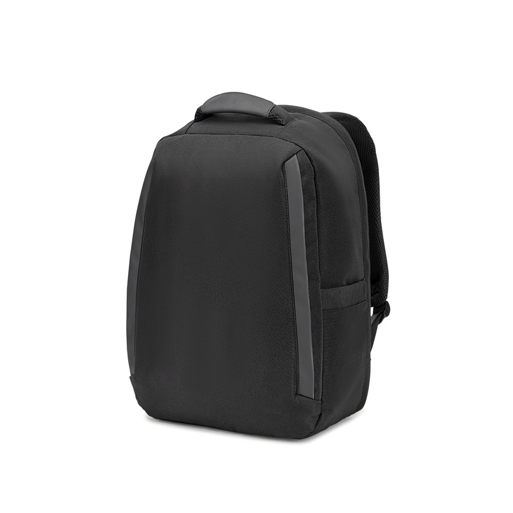 YANGON BPACK. Mochila antirroubo com bolso para notebook (17'3"), em poliéster reciclado 600D twill, resistente à água (20 L)