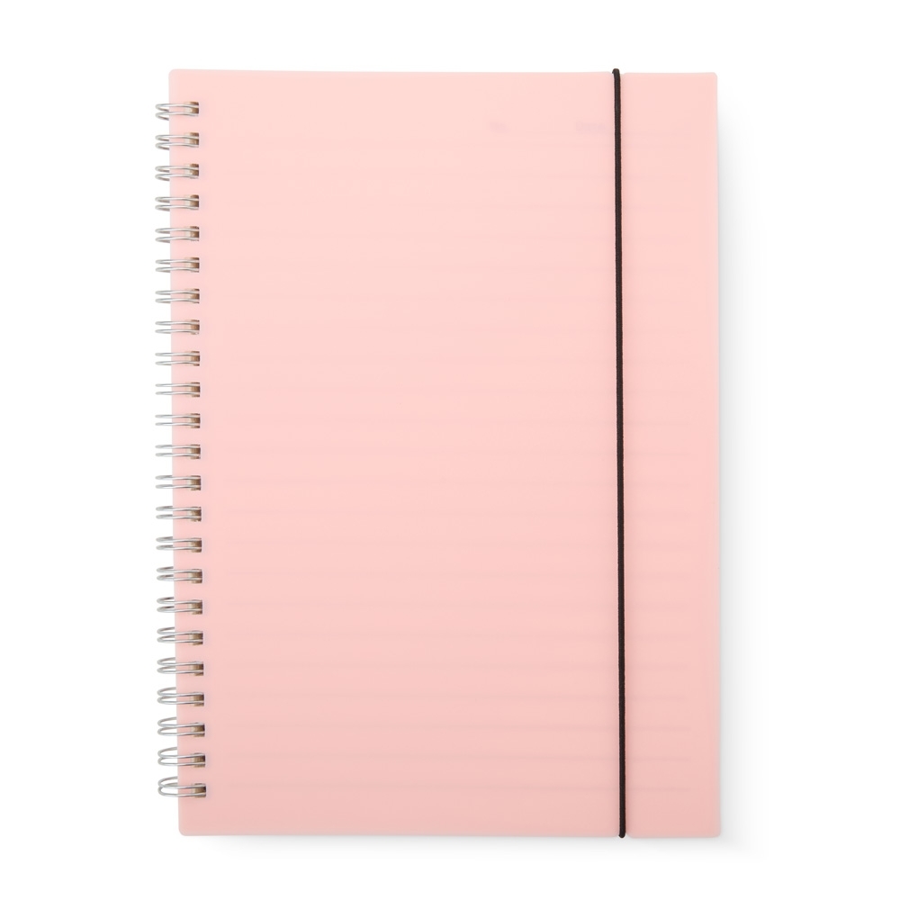 CADERNO A5 PLÁSTICO