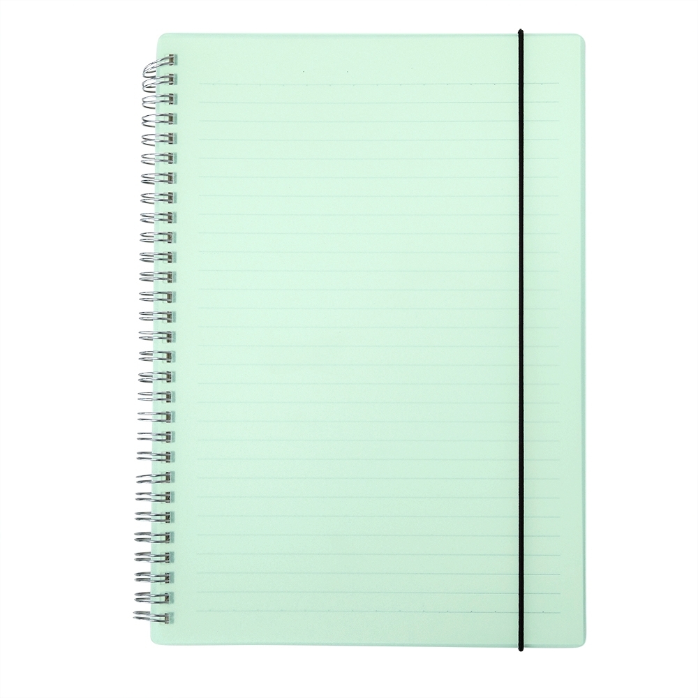 CADERNO B5 PLÁSTICO