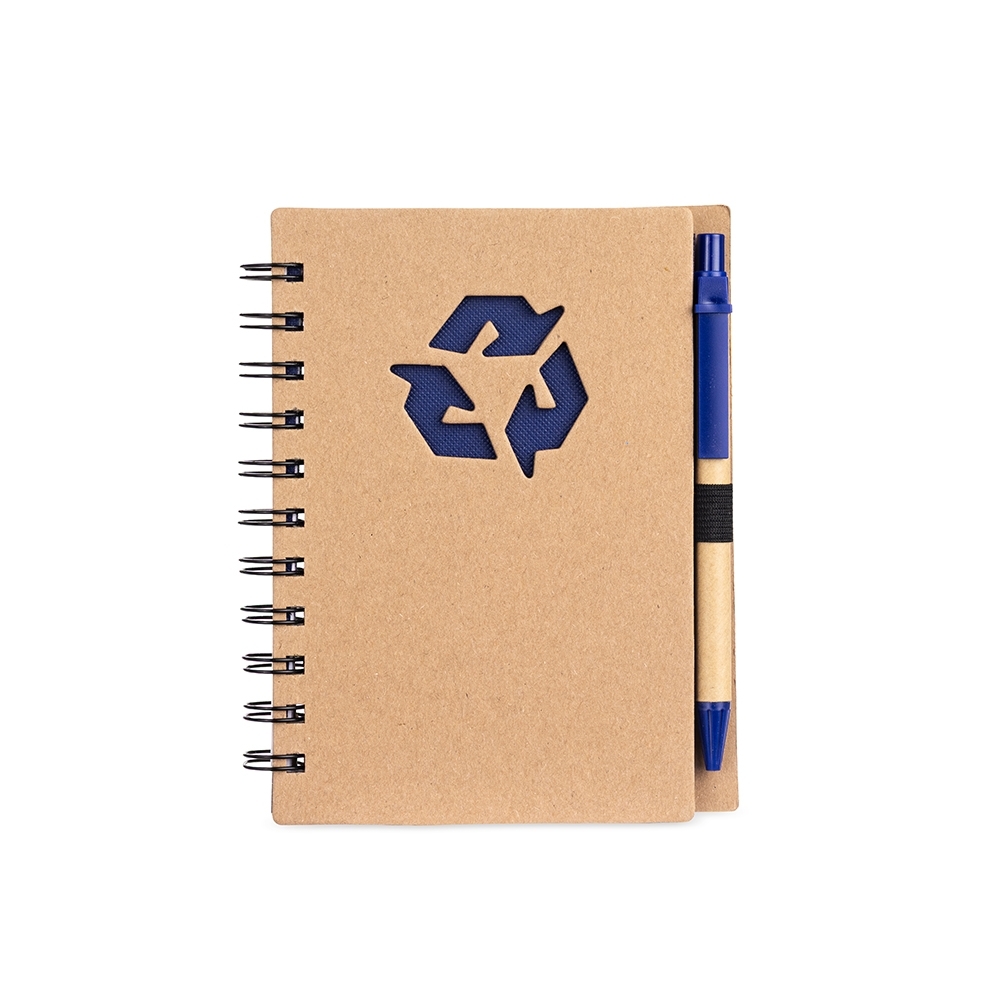 CADERNO ECOLÓGICO COM CANETA