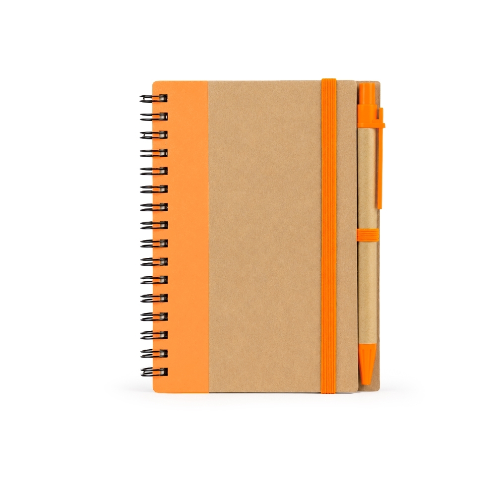 CADERNO ECOLÓGICO COM CANETA