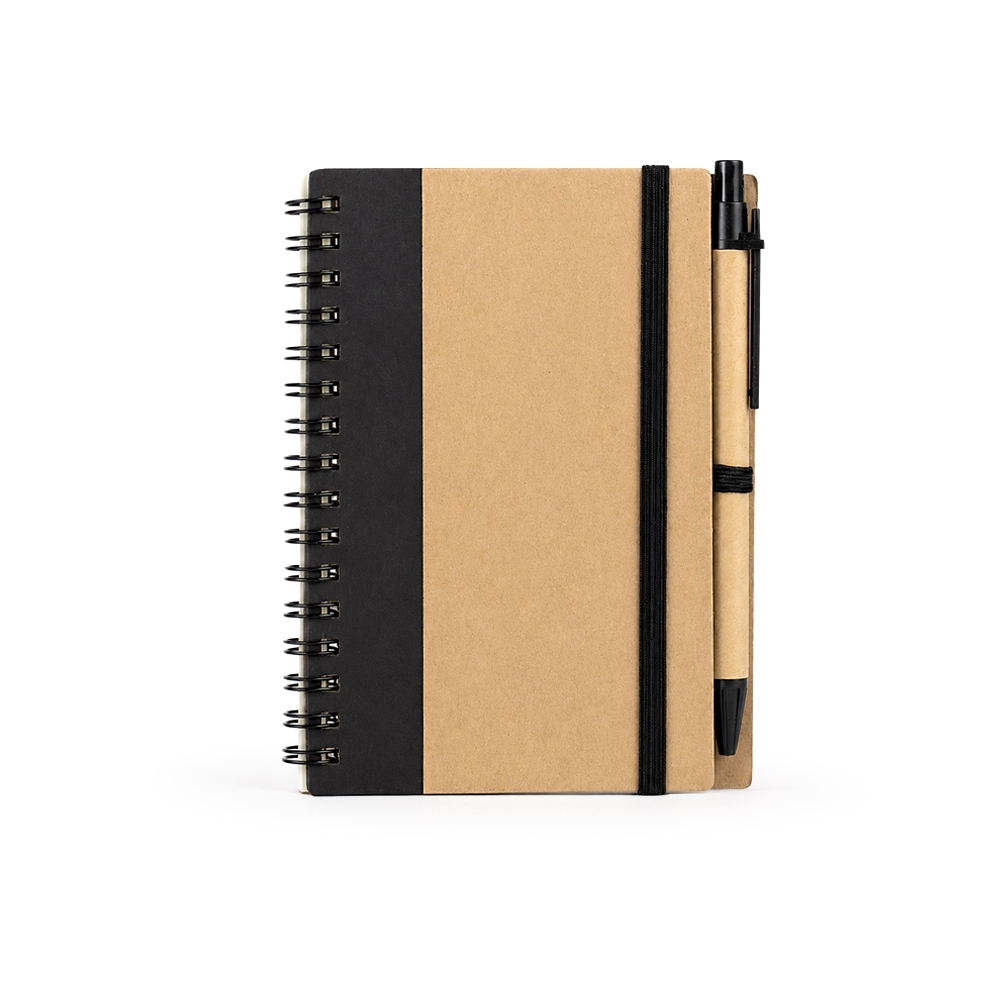 CADERNO ECOLÓGICO COM CANETA
