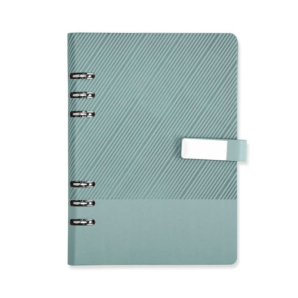 CADERNO FICHÁRIO COURO SINTÉTICO