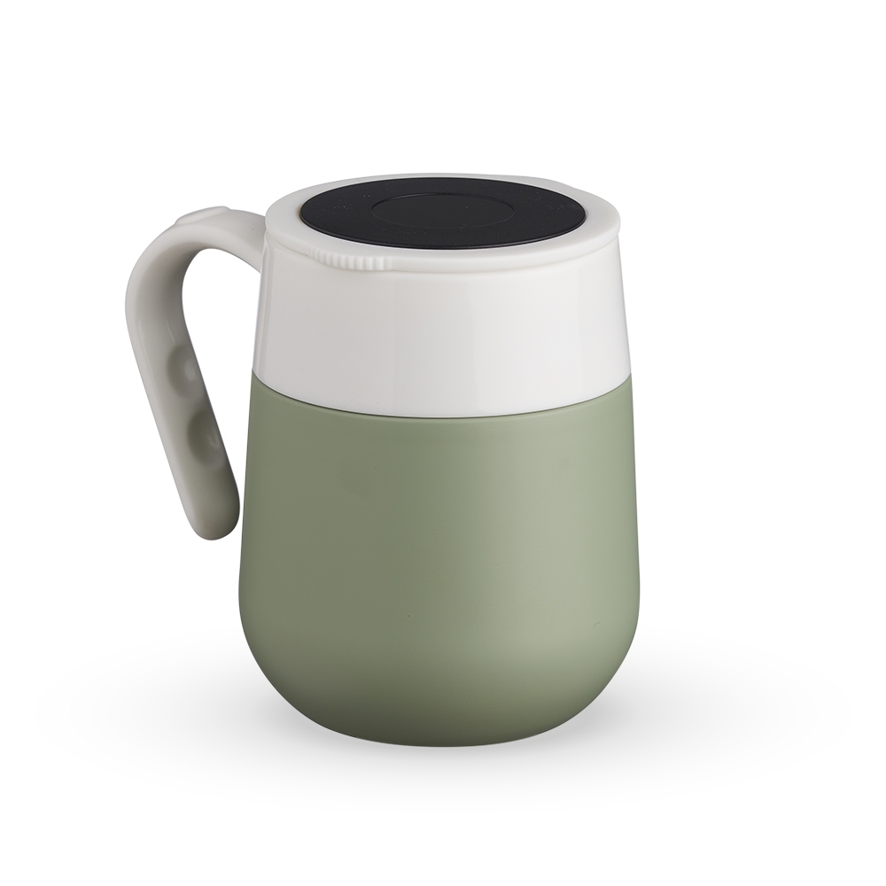 CANECA TÉRMICA INOX 500ML COM DISPLAY LED