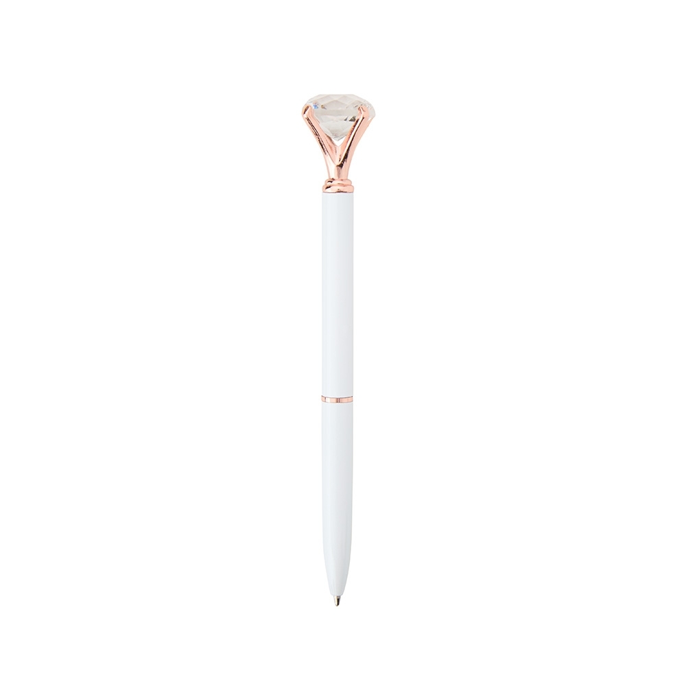 CANETA METAL DIAMANTE