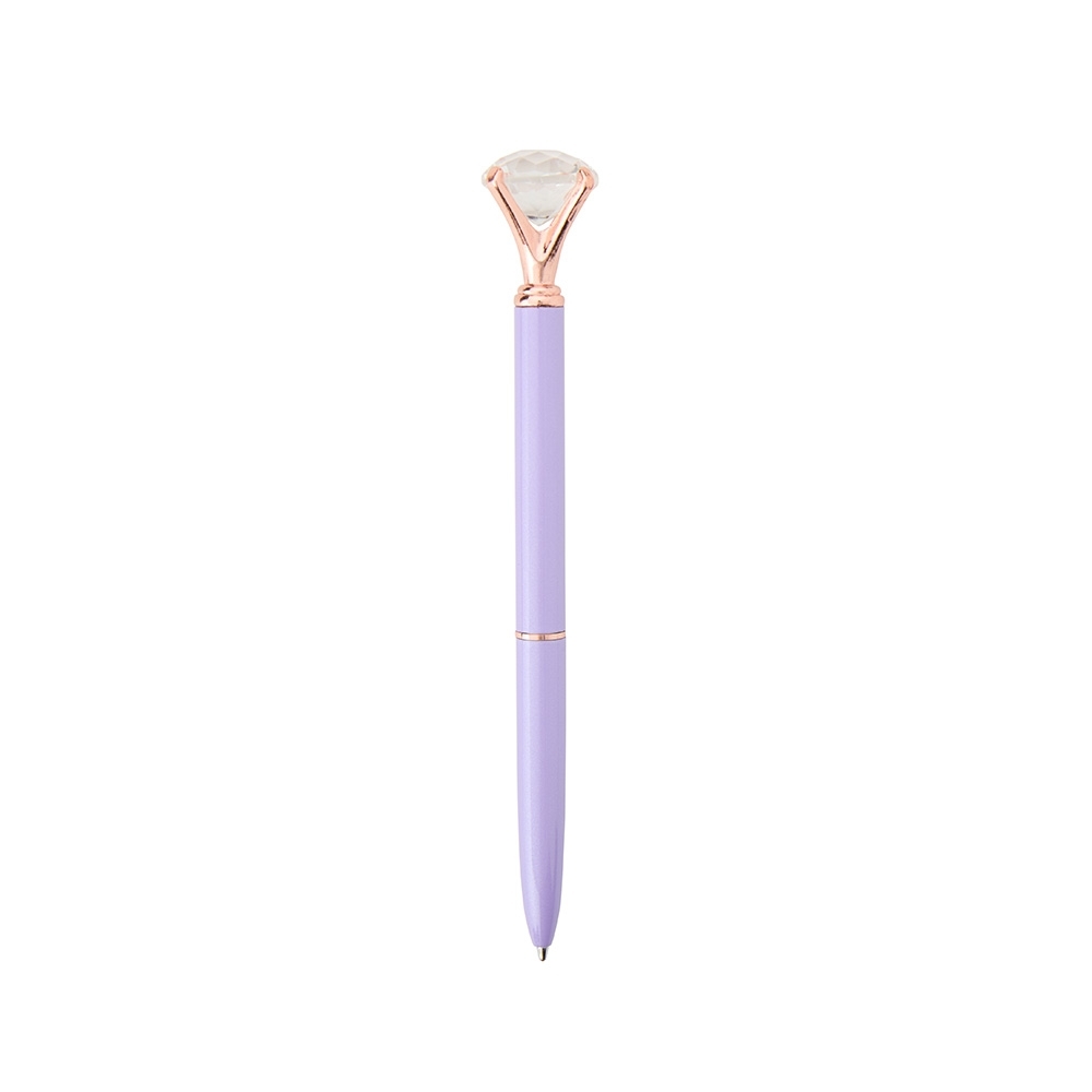 CANETA METAL DIAMANTE
