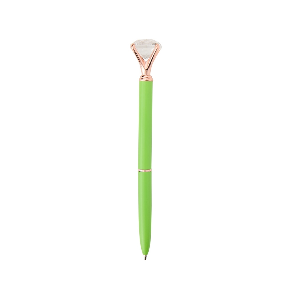 CANETA METAL DIAMANTE