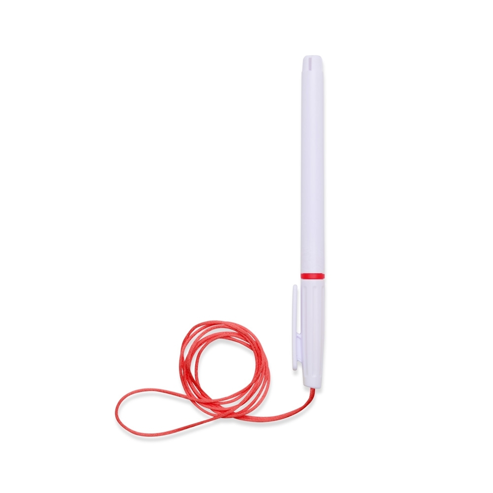 CANETA PLÁSTICA COM CORDÃO