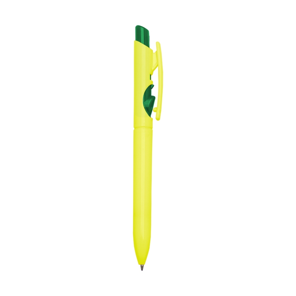 CANETA PLÁSTICA LEITOSA