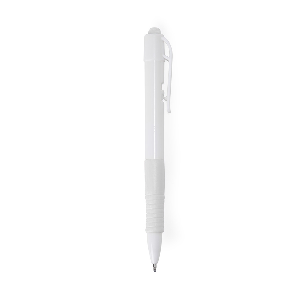 CANETA PLASTICA LEITOSA