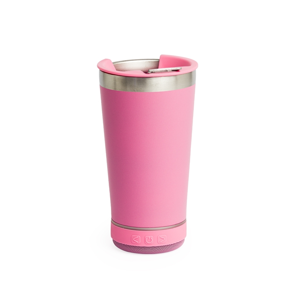 COPO TÉRMICO 400ML C/ CAIXA DE SOM