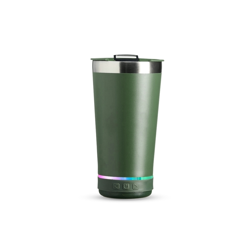 COPO TÉRMICO 400ML C/ CAIXA DE SOM