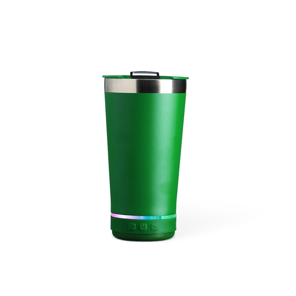 COPO TÉRMICO 400ML C/ CAIXA DE SOM