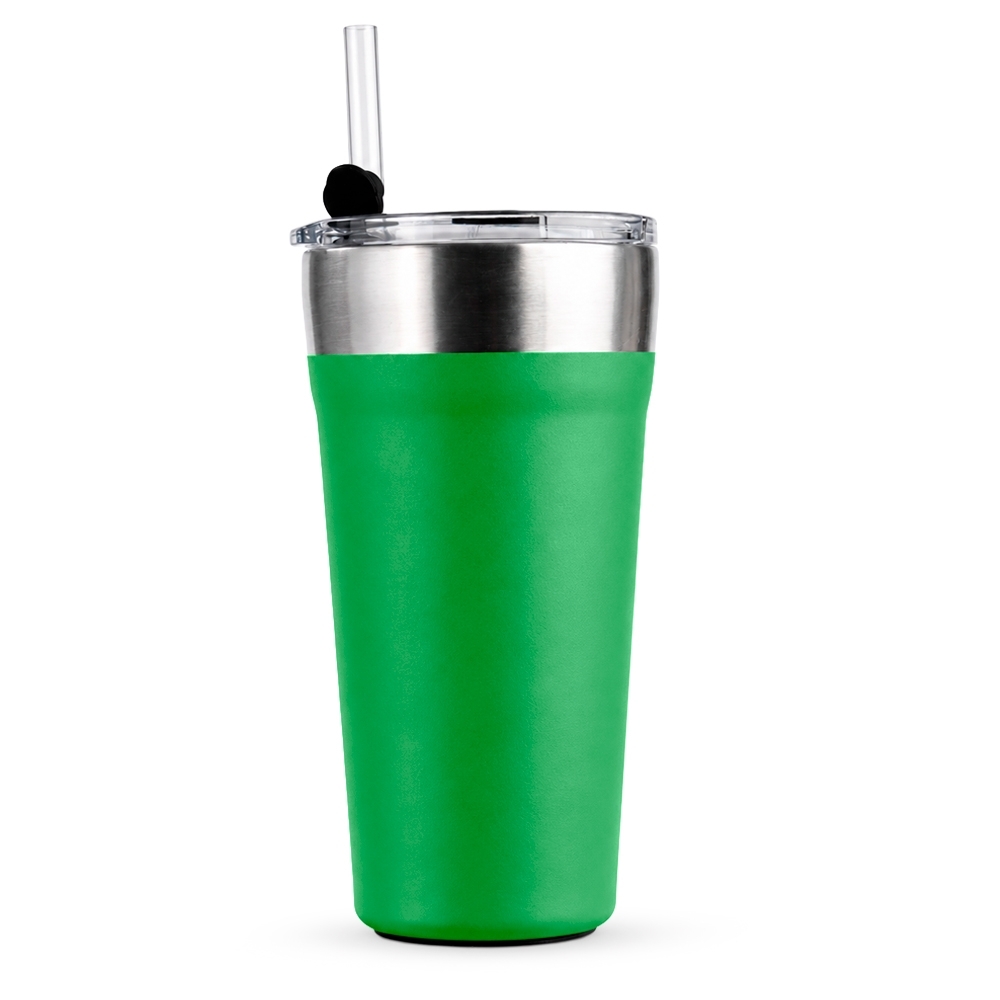 COPO TÉRMICO COM CANUDO 550ML
