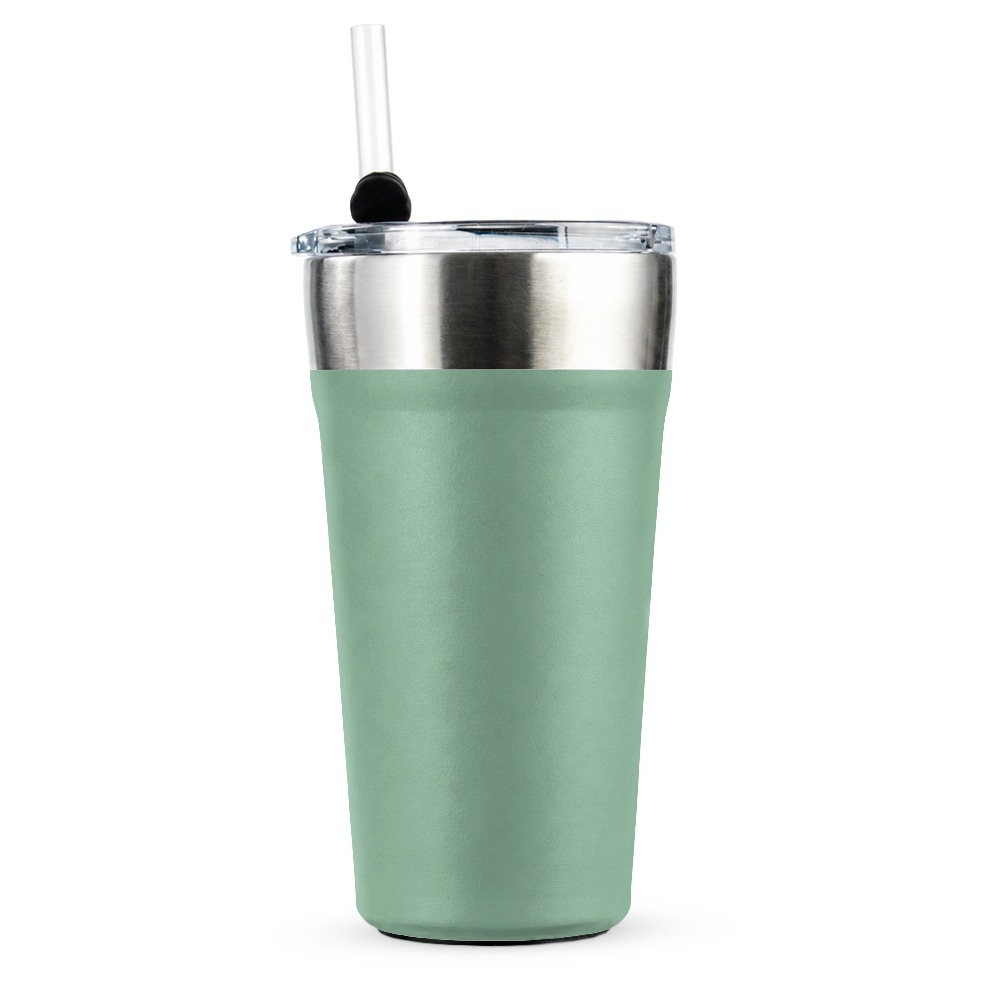 COPO TÉRMICO COM CANUDO 550ML