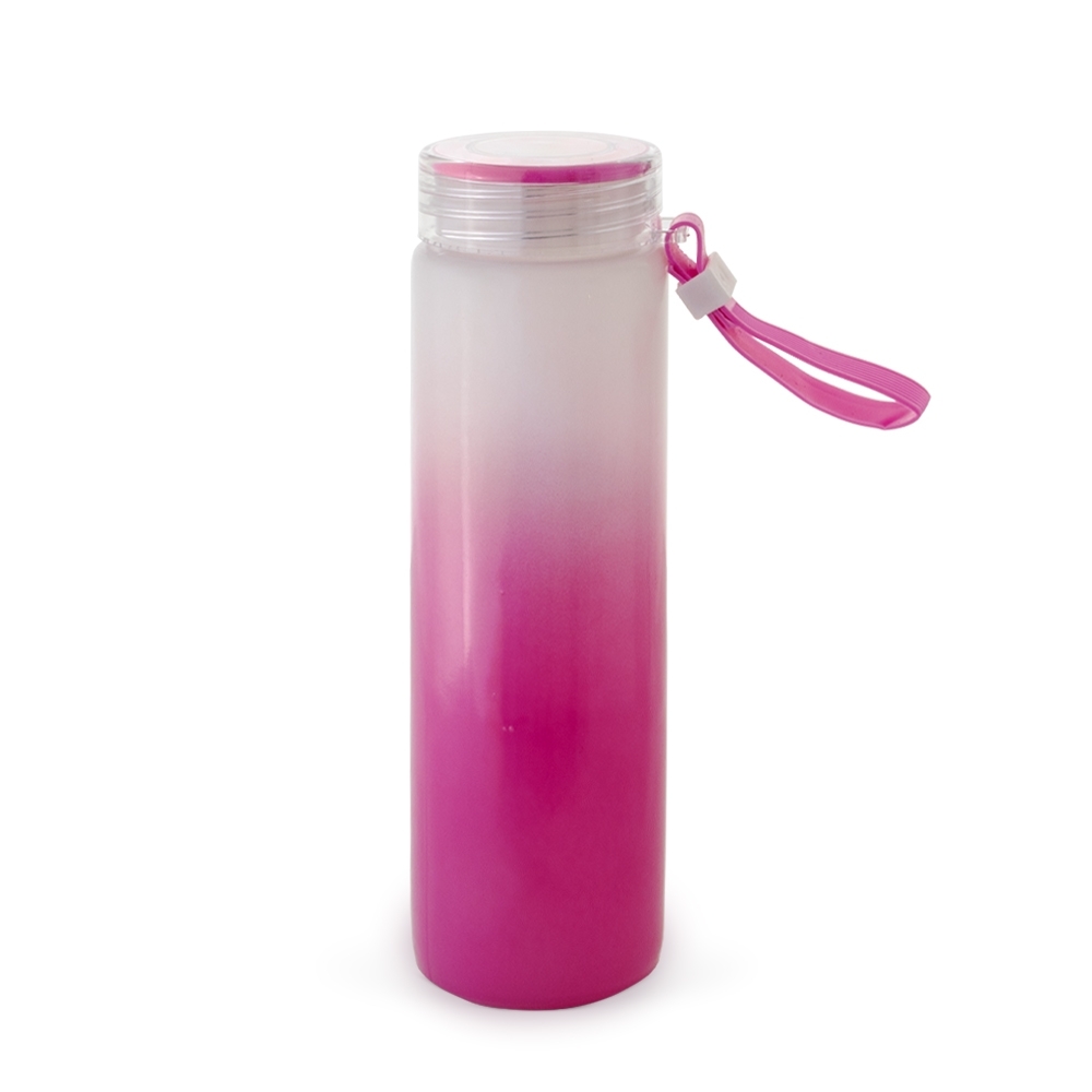 GARRAFA DE VIDRO 400ML    (PODEM HAVER RISCOS NA PINTURA E/OU PEQUENAS BOLHAS NO CORPO DA GARRAFA)