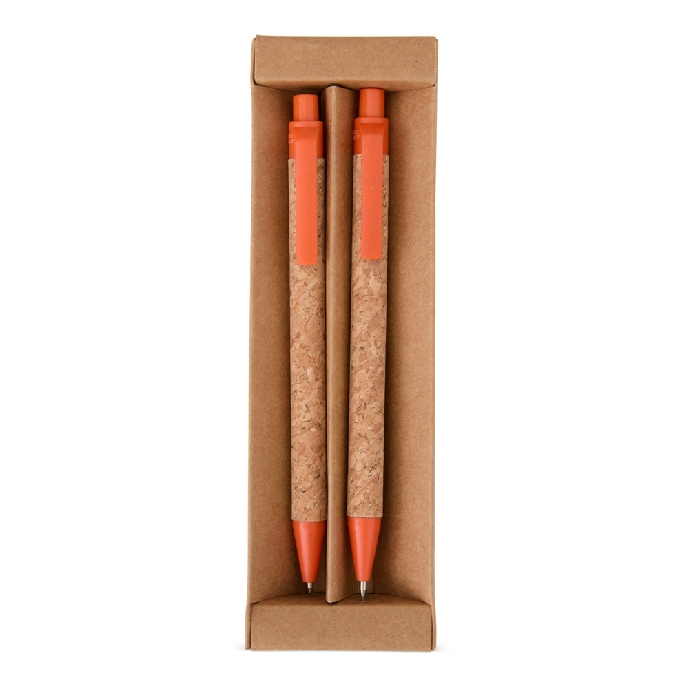 KIT ECOLÓGICO CANETA E LAPISEIRA CORTIÇA