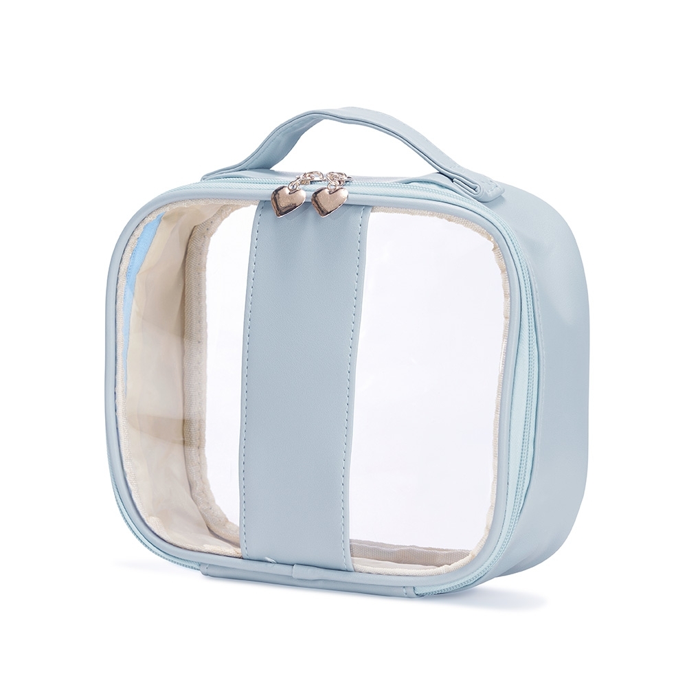 NECESSAIRE EM PVC E PU TAM.M