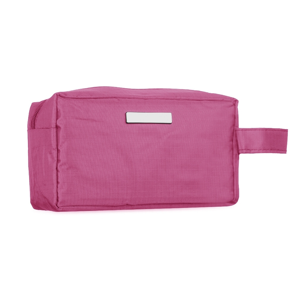 NECESSAIRE PVC IMPERMEÁVEL C/ PLAQUINHA 