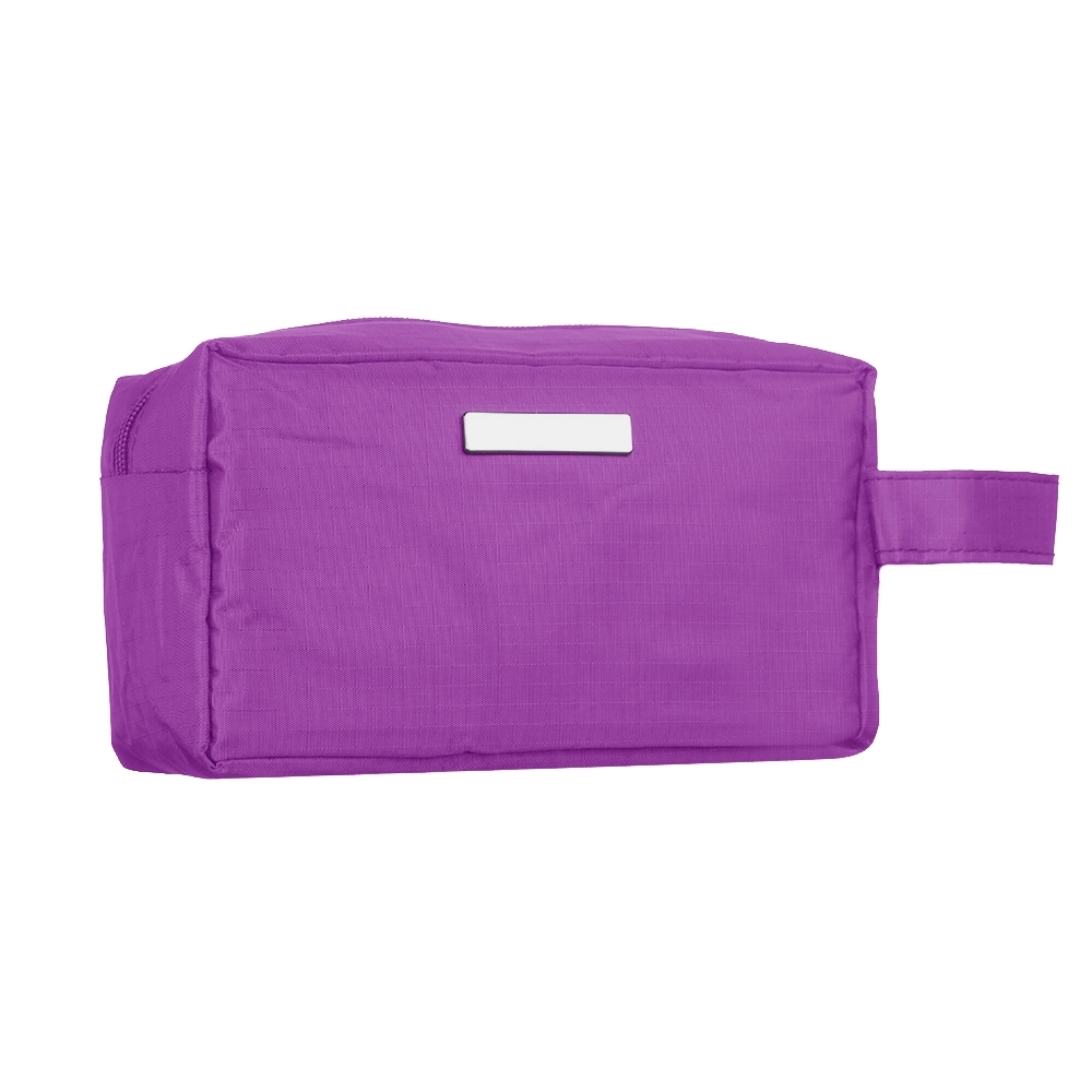 NECESSAIRE PVC IMPERMEÁVEL C/ PLAQUINHA