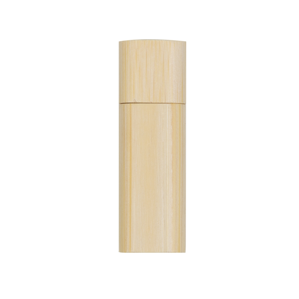 PEN DRIVE BAMBU REDONDO 16GB C/ TAMPA
