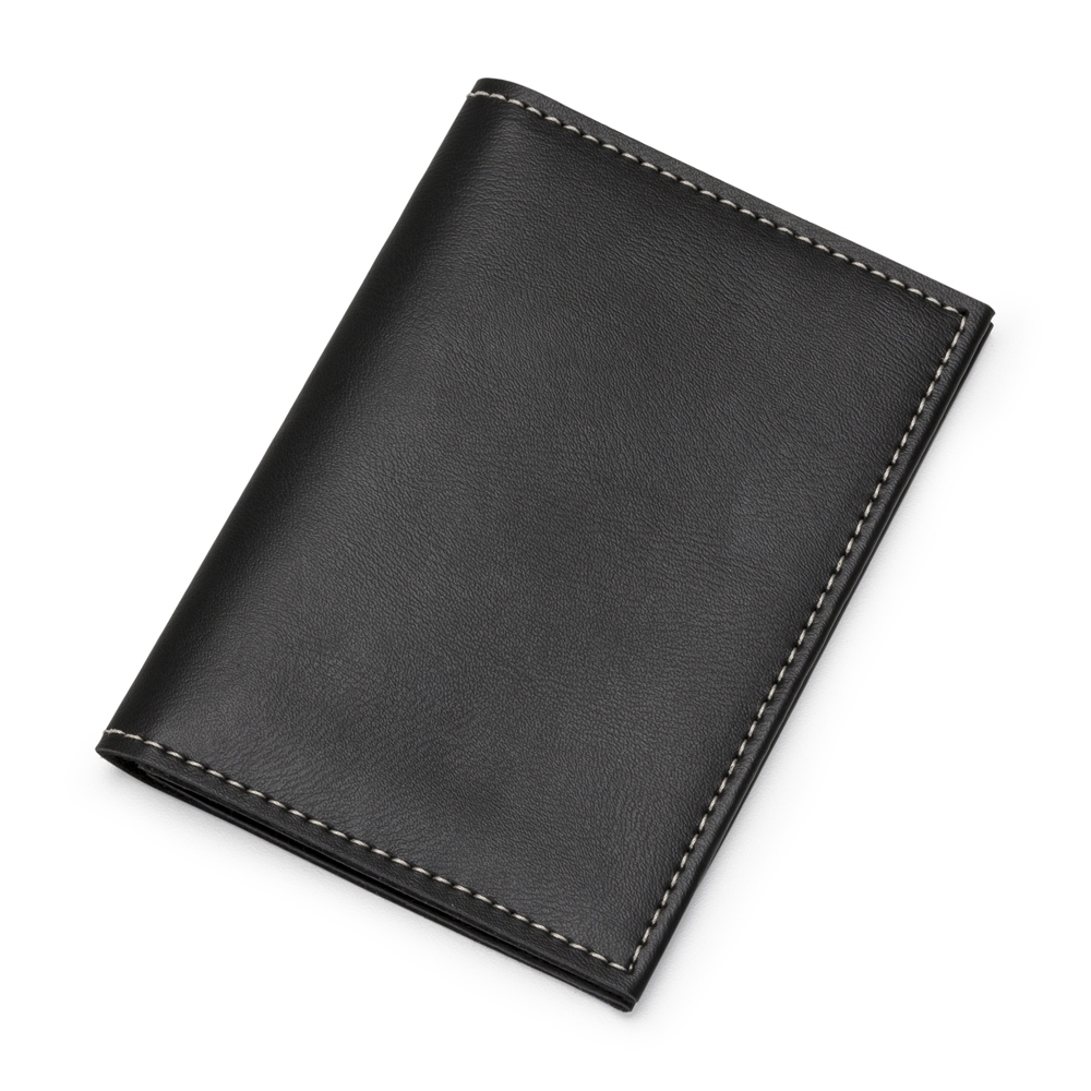 PORTA DOCUMENTO DE COURO SINTETICO 