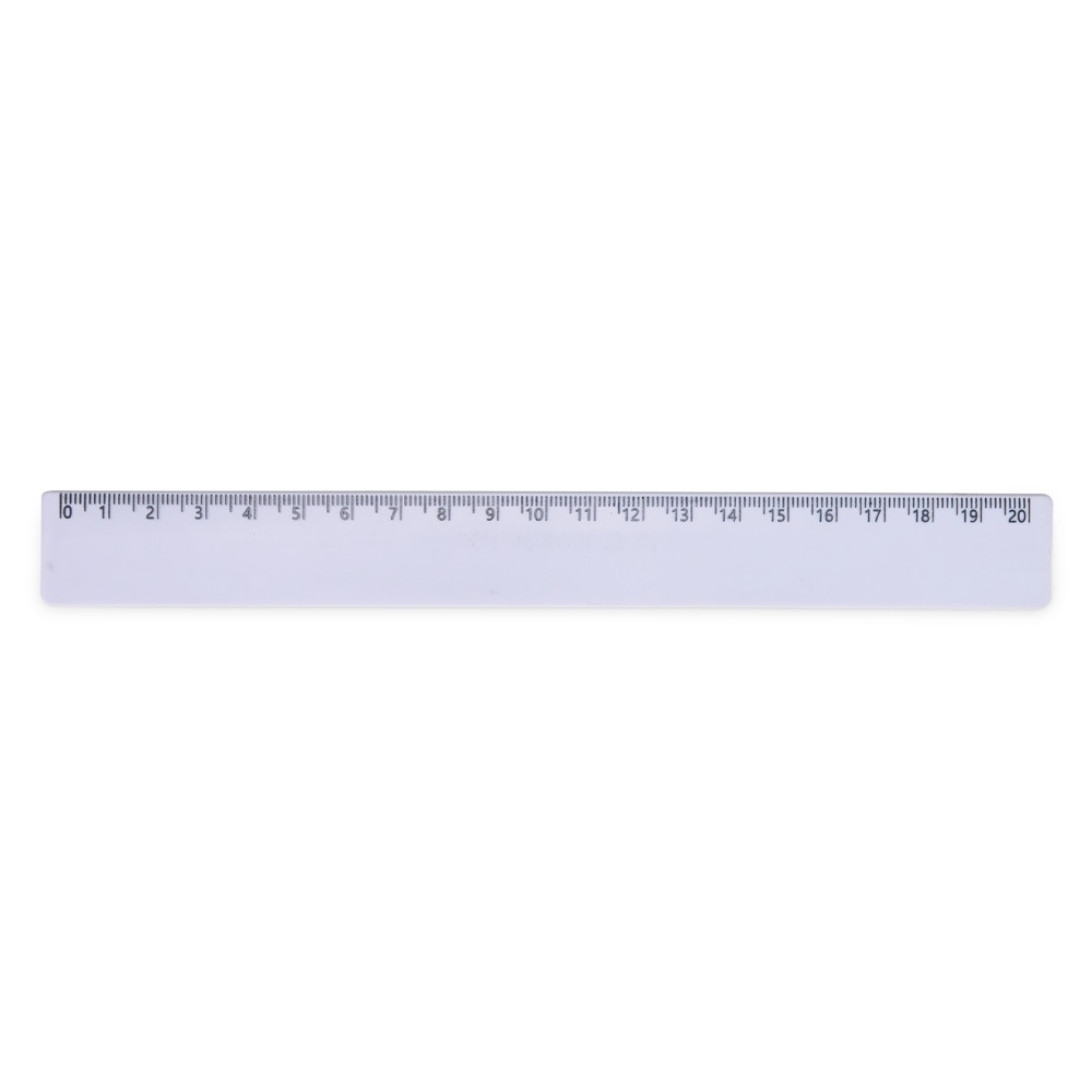 RÉGUA PLÁSTICA 20CM