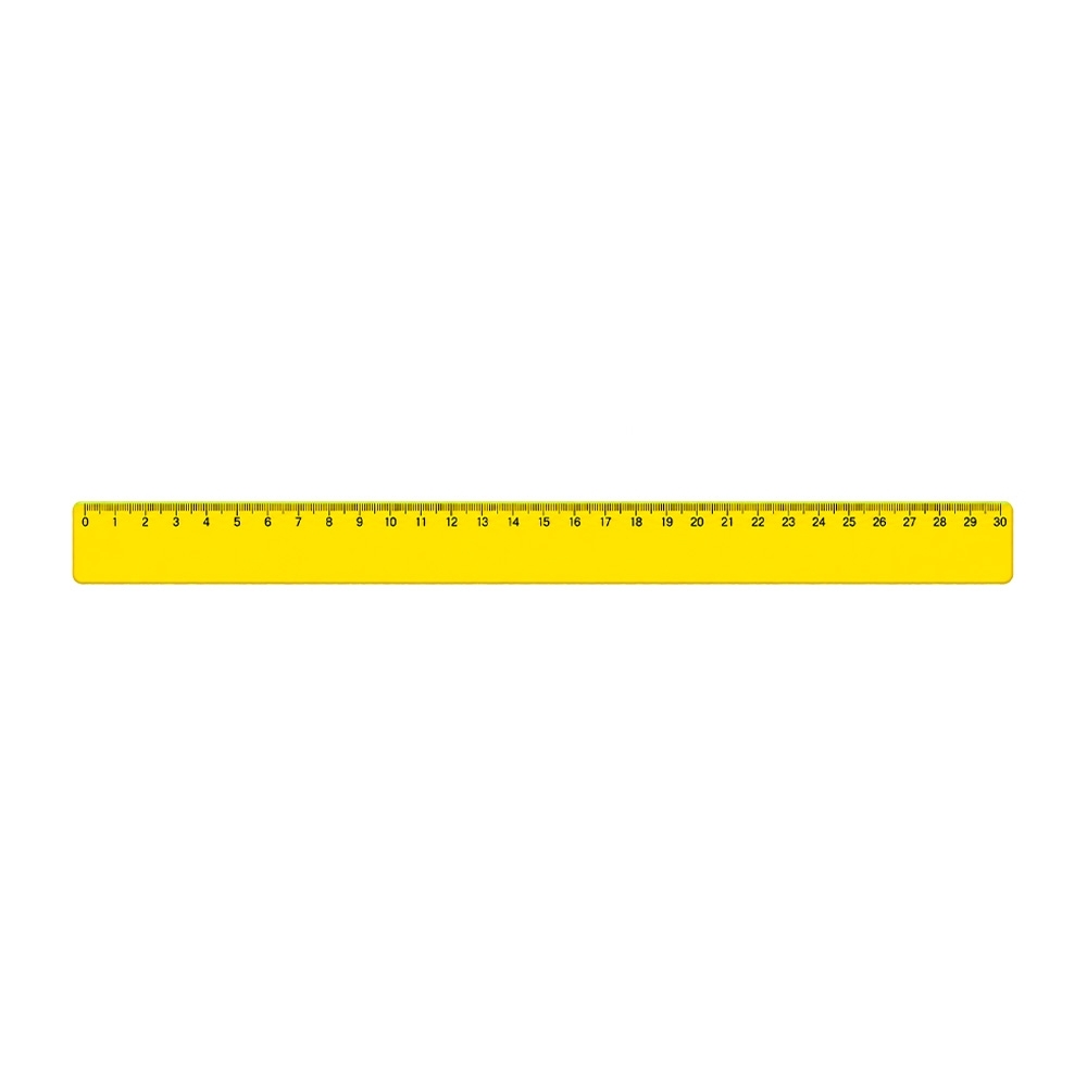 RÉGUA PLÁSTICA 30CM