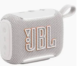 CAIXA DE SOM BLUETOOTH JBL GO5 IPX7, POTÊNCIA DE 4.2 W RMS, À PROVA D'ÁGUA, AUTONOMIA DE ATÉ 7 HORAS, BRANCA (especiais)