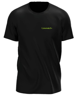 Camiseta Unissex PV Malha fria, gola careca e manga curta. Tamanho: P ao GG