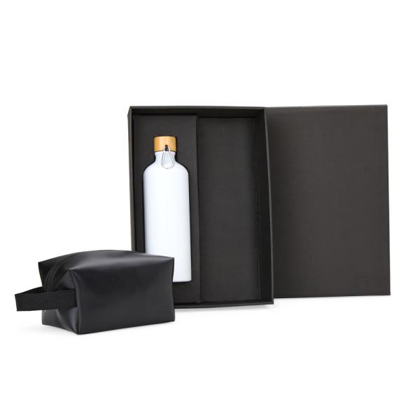 KIT GARRAFA E NECESSAIRE - 2 PÇS