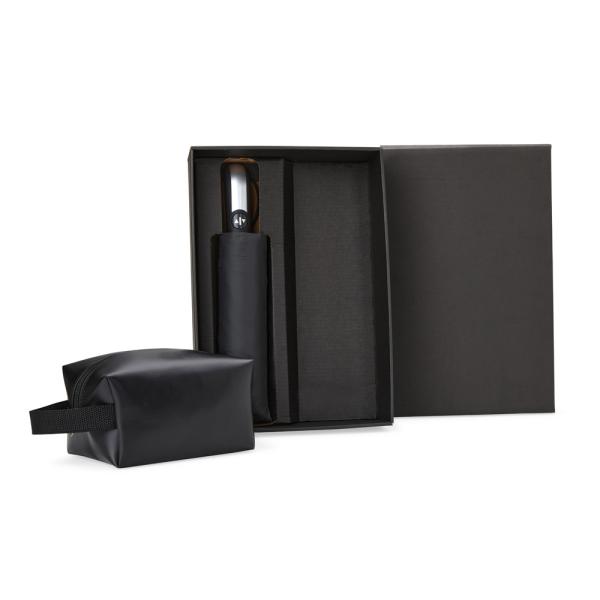 KIT NECESSAIRE E GUARDA-CHUVA - 2 PÇS