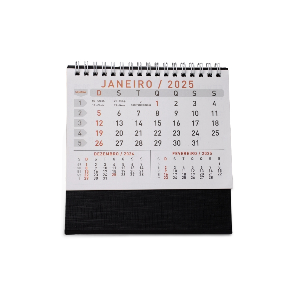 CALENDÁRIO DE MESA 2026