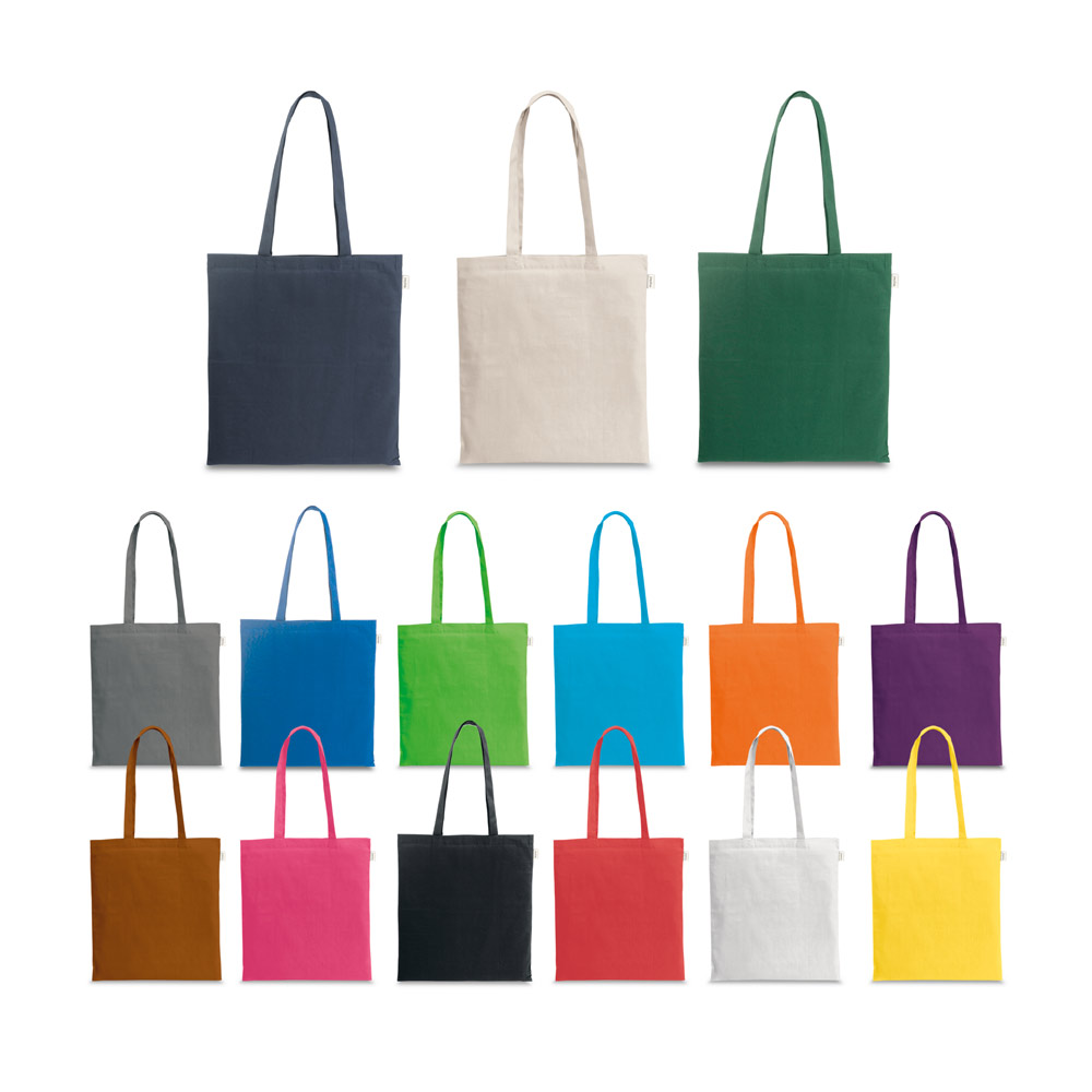 MEXICO. Sacola em algodão reciclado e poliéster reciclado sem tingimento (140 g/m²)