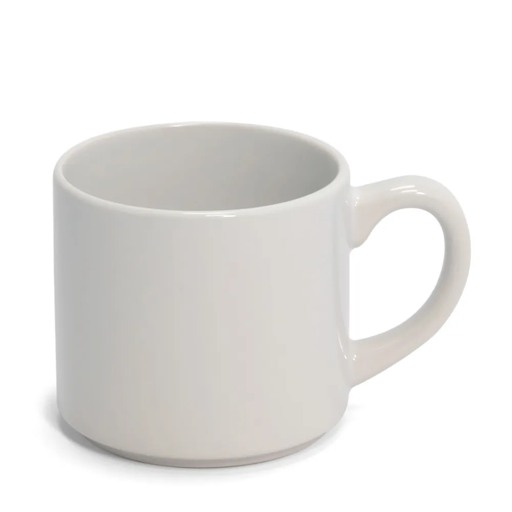 Xícara Branca Cerâmica para Sublimação Reposição para Suporte de Metal London - 200ml